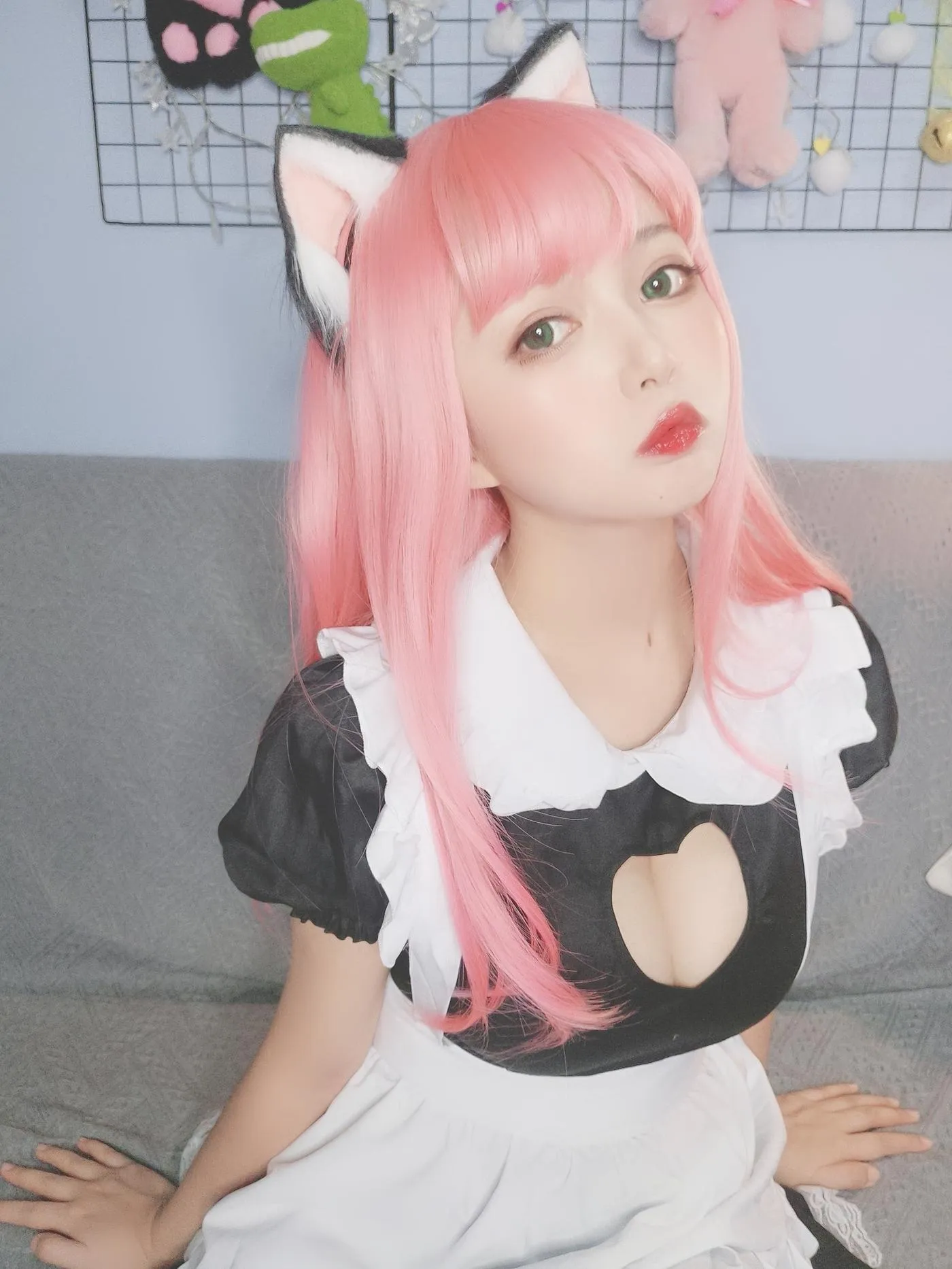 黑猫猫OvO – NO.08 猫女仆自拍 [13P]插图6